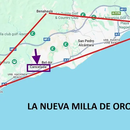 Family Penthouse With Sea Views In Cancelada Апартаменти