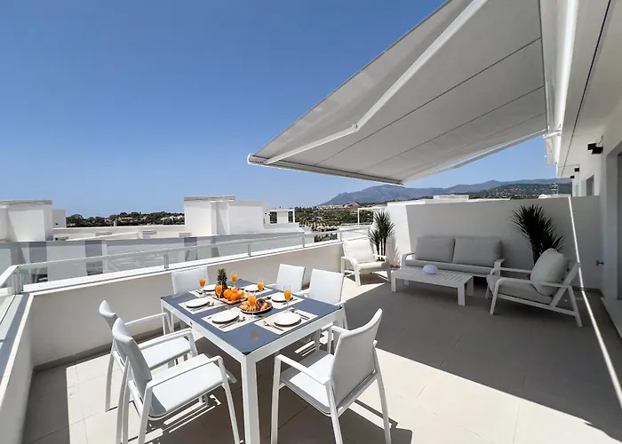 Family Penthouse With Sea Views In Cancelada Apartamento *